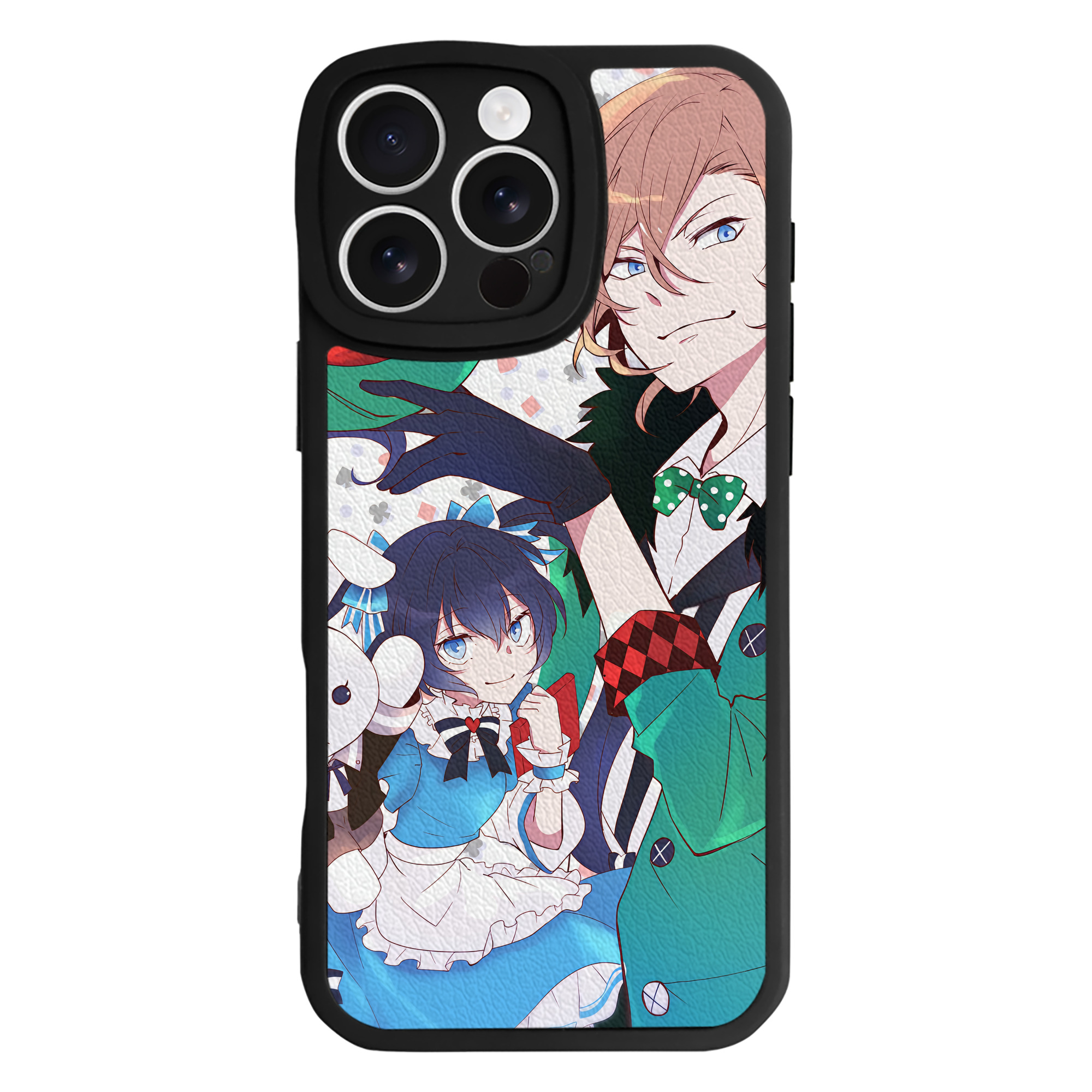 （画像用） 文豪ストレイドッグス Bungo Stray Dogs 【iPhone 16シリーズ対応】シリコンスマホケース（レザー調） 材質：シリコン